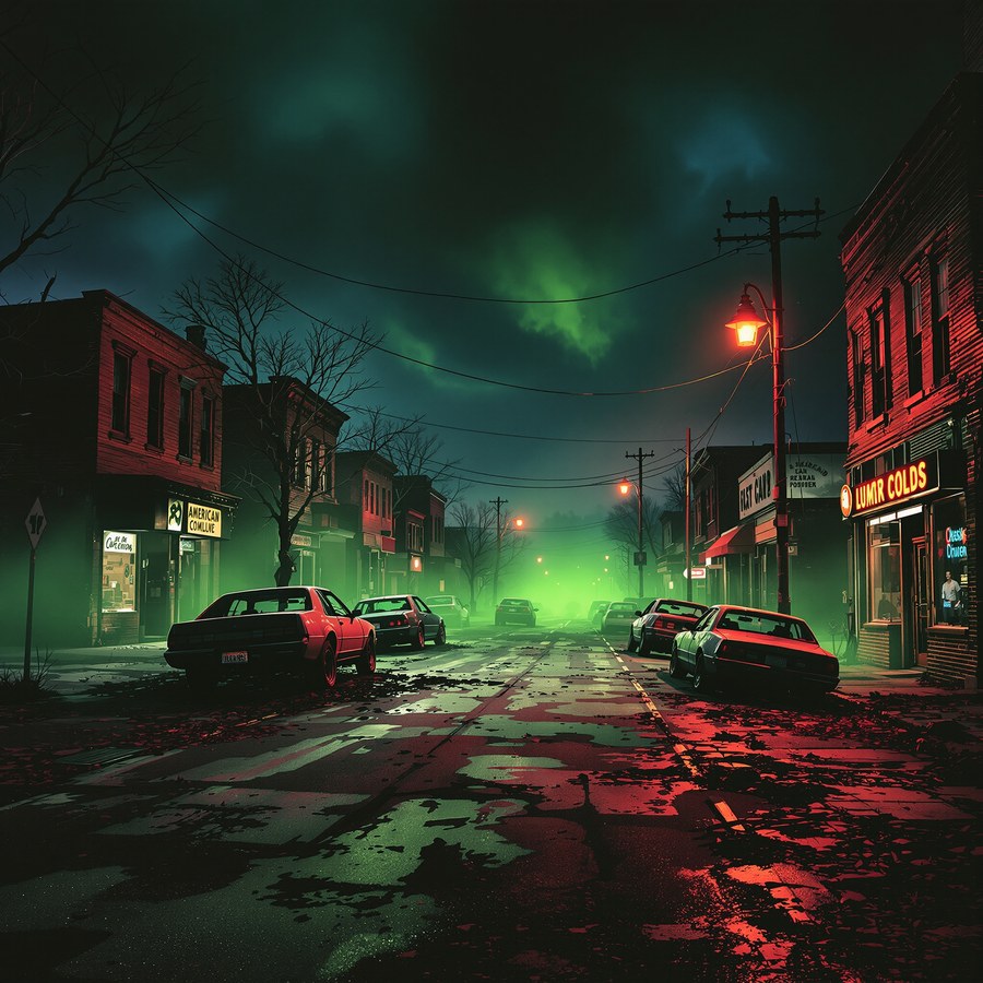 A wrecked street